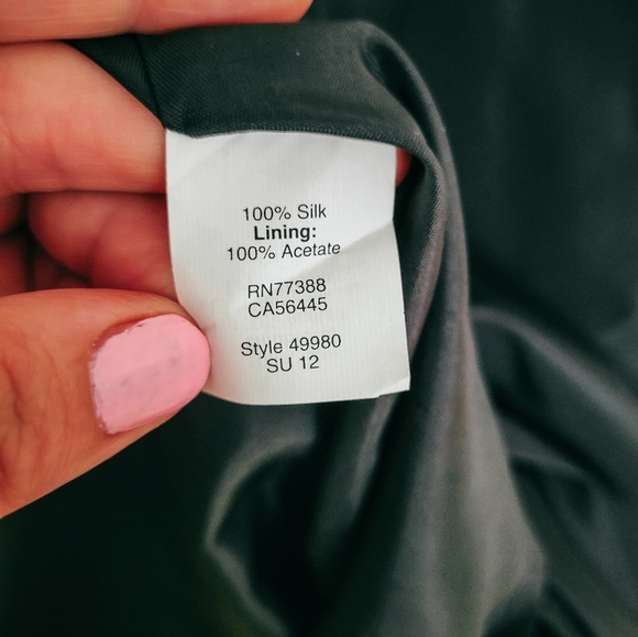 J. Crew pleated A-Line sleeveless silk dress - Picture 5 of 6